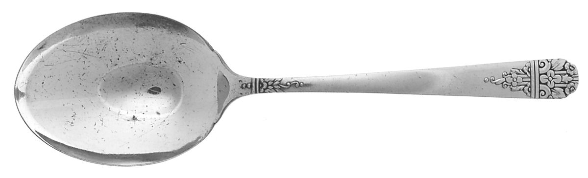 Margate (Silverplate, 1938) Solid Smooth Casserole Spoon by Oneida Silver-1