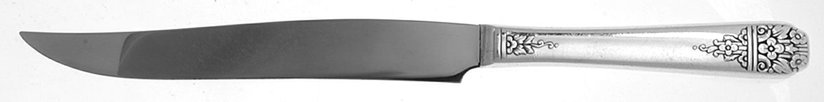 Margate (Silverplate, 1938) Small Steak Carving Knife with Stainless Blade by Oneida Silver-1