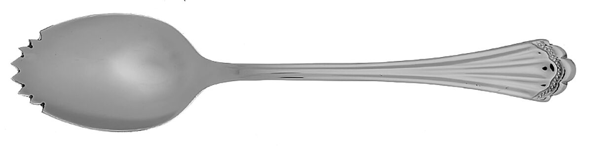 Marquette (Stainless) Fruit/Orange Spoon Individual, Serrated Bowl HC by Oneida Silver-1