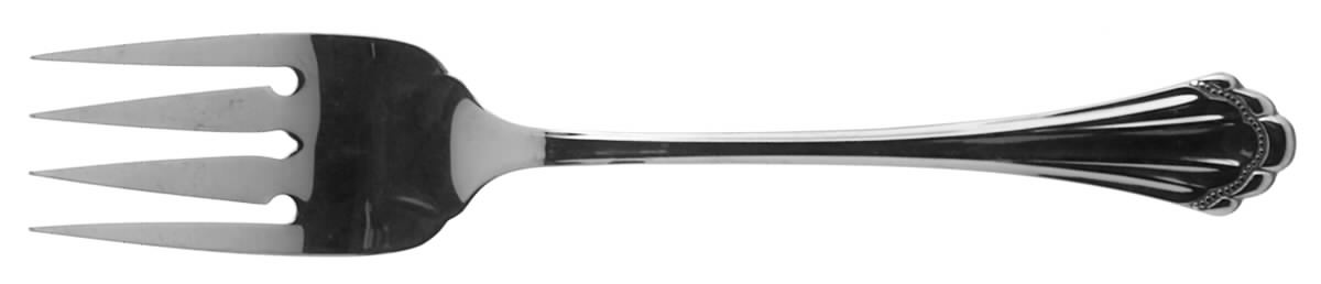 Marquette (Stainless) Medium Solid Cold Meat Serving Fork by Oneida Silver-1