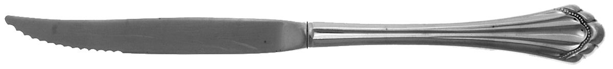 Marquette (Stainless) Individual Steak Knife Hollow Handle Serrate Blade by Oneida Silver-1