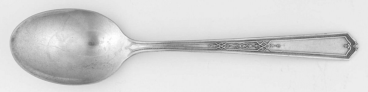 Mary Stuart (Silverplate, 1927) Dessert/Oval Soup Spoon by Oneida Silver-1