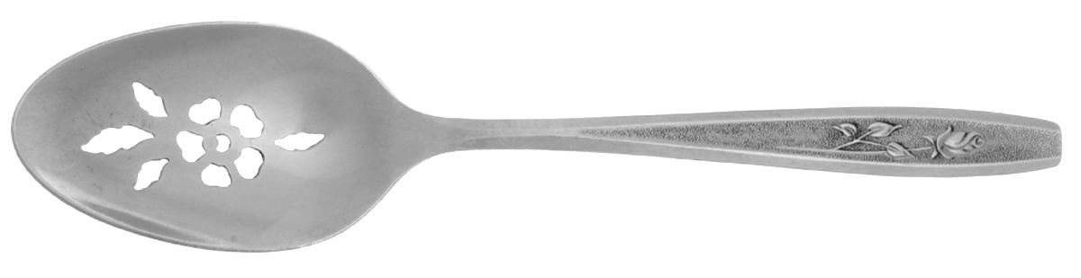 Maybrook (Stainless) Pierced Tablespoon (Serving Spoon) by Oneida Silver-1