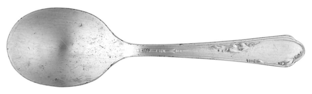 Meadowbrook (Silverplate, 1936) Straight Handle Baby Spoon by Oneida Silver-1