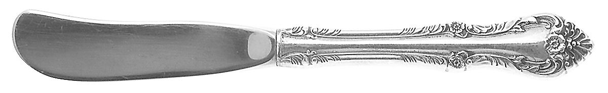 Melbourne (Sterling, 1952) Butter Spreader Hollow Hdl-Paddle/Stainless Blade by Oneida Silver-1