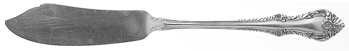 Melbourne (Sterling, 1952) Flat Handle Master Butter Knife by Oneida Silver-1