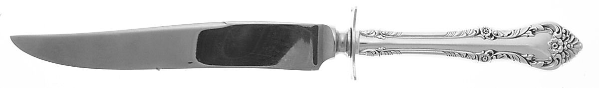 Melbourne (Sterling, 1952) Small Steak Carving Fork with Stainless Prongs by Oneida Silver-1
