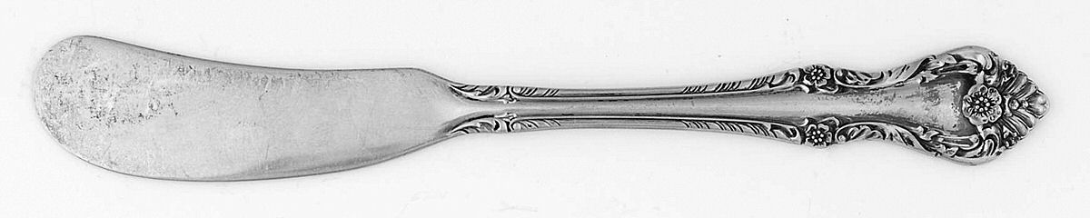 Melbourne (Sterling, 1952) Flat Handle Butter Spreader by Oneida Silver-1