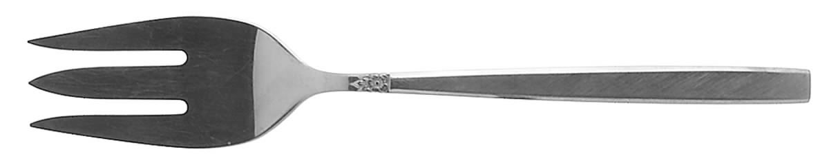 Melissa (Stainless) Medium Solid Cold Meat Serving Fork by Oneida Silver-1