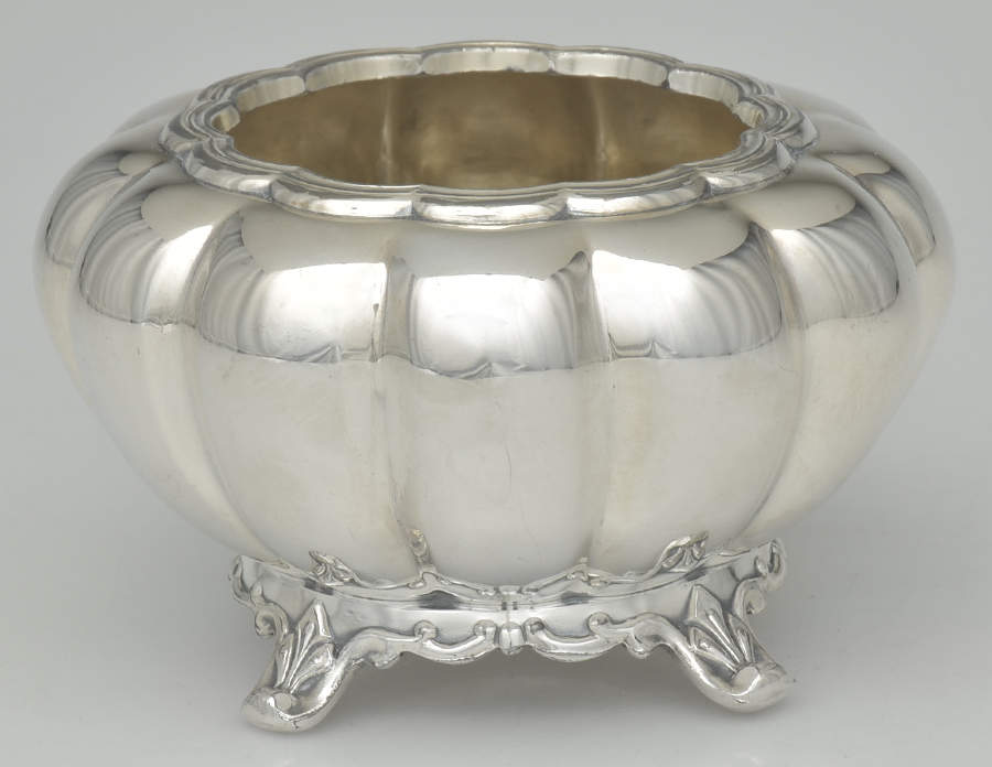 Melon-Plain (Silverplate, Hollowware) Waste Bowl by Oneida Silver-1
