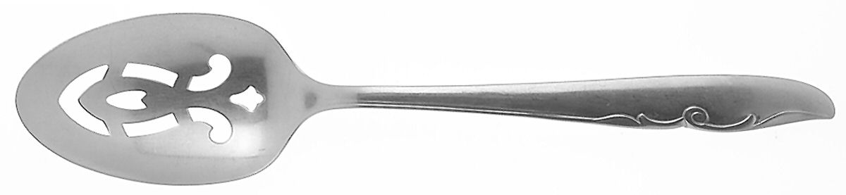 Mermaid (Stainless) Pierced Tablespoon (Serving Spoon) by Oneida Silver-1