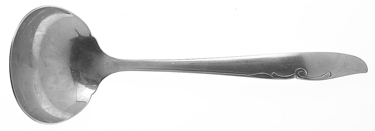 Mermaid (Stainless) Solid Gravy Ladle by Oneida Silver-1