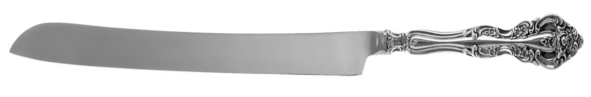Michelangelo (Sterling, 1970) Wedding Cake Knife with Stainless Blade HC by Oneida Silver-1