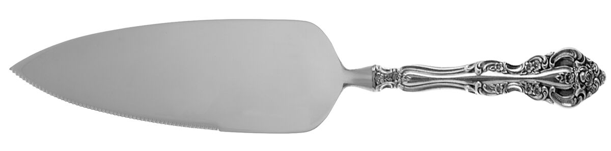 Michelangelo (Sterling, 1970) Pie Server with Serrated Stainless Blade HC by Oneida Silver-1