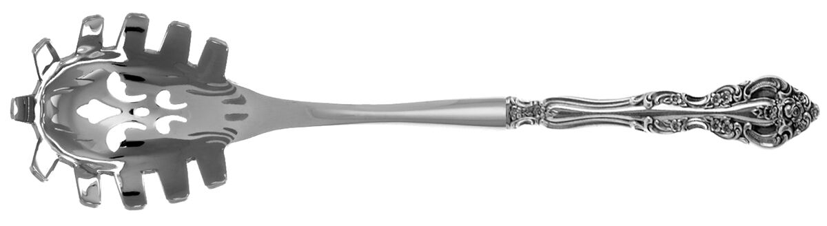 Michelangelo (Sterling, 1970) Pasta Server with Stainless Bowl HC by Oneida Silver-1