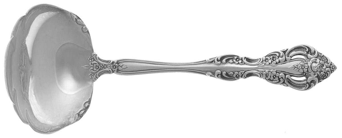 Michelangelo (Sterling, 1970) Solid Gravy Ladle by Oneida Silver-1