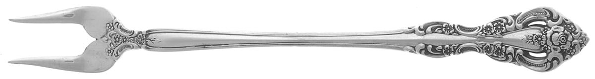 Michelangelo (Sterling, 1970) Short Handle Pickle/Olive Fork by Oneida Silver-1