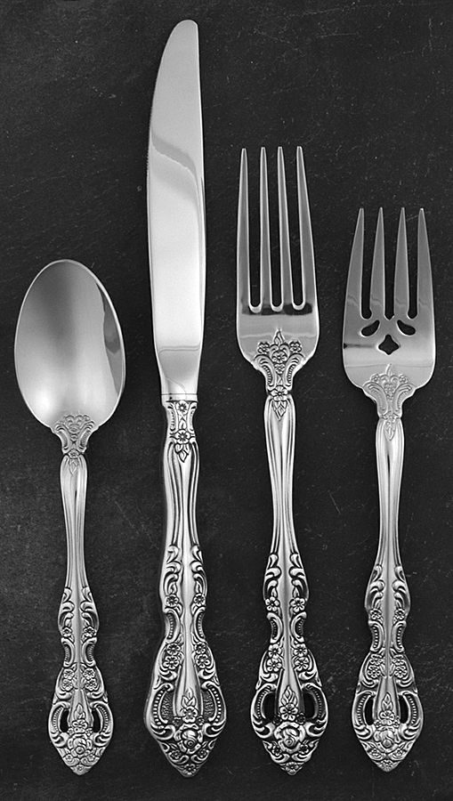 Michelangelo (Stainless) 4 Piece Place Setting by Oneida Silver-1