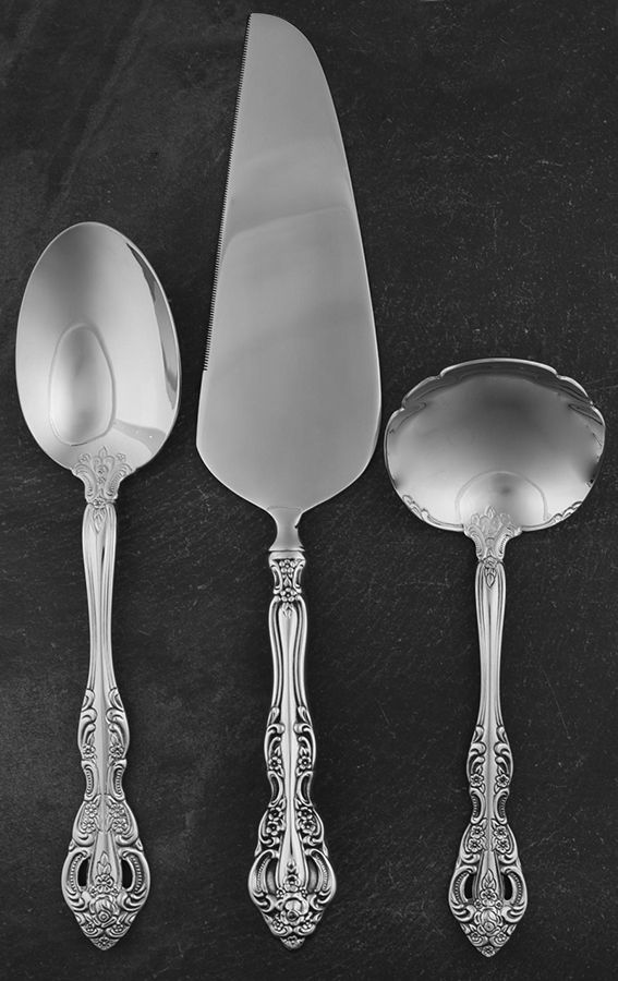 Michelangelo (Stainless) 3 Piece Completer Set by Oneida Silver-1