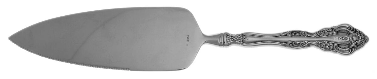 Michelangelo (Stainless) Pie Server with Serrated Stainless Blade HC by Oneida Silver-1