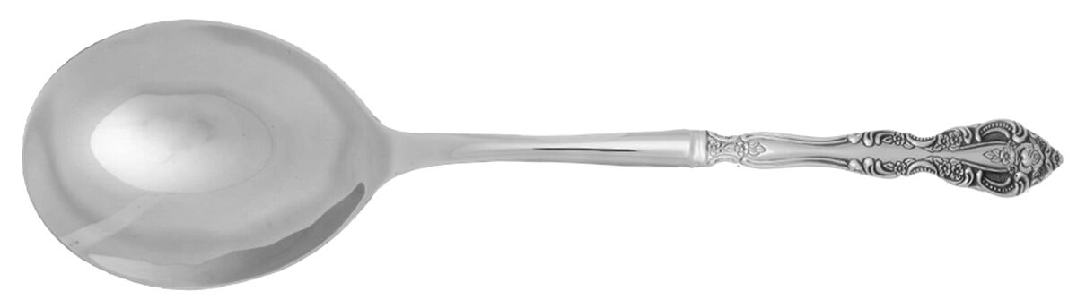 Michelangelo (Stainless) Casserole Spoon with Smooth Stainless Bowl HC by Oneida Silver-1