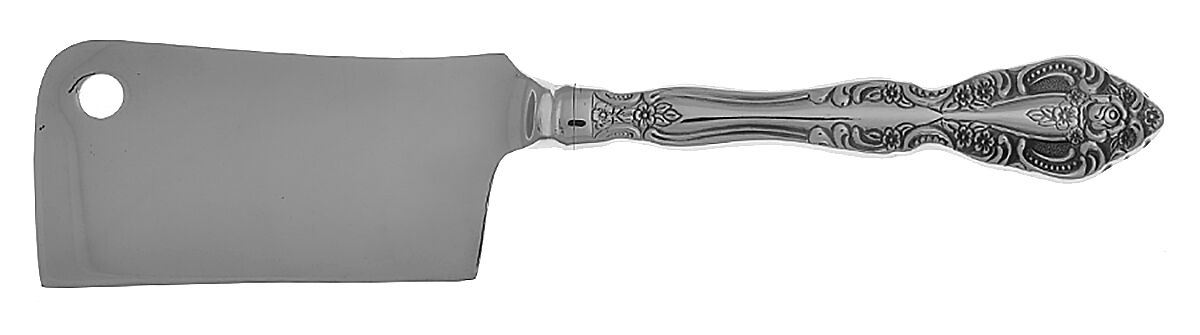 Michelangelo (Stainless) Cheese Cleaver with Stainless Blade HC by Oneida Silver-1