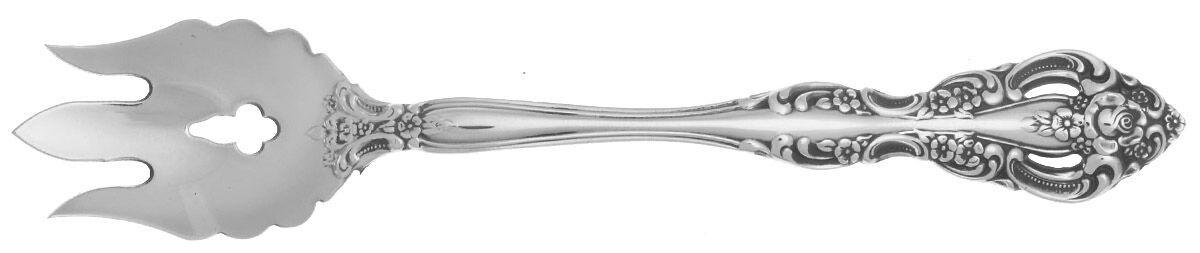 Michelangelo (Stainless) Vegetable Serving Fork Solid  HC by Oneida Silver-1