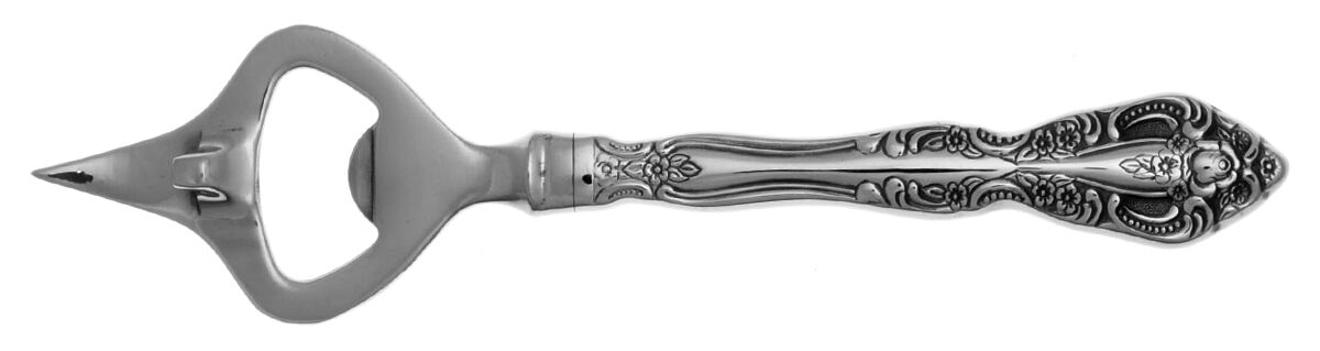 Michelangelo (Stainless) Bottle/Can Opener with Stainless Bowl HC by Oneida Silver-1