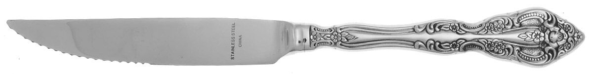 Michelangelo (Stainless) Steak Knife Individual Hollow, Serrate HC by Oneida Silver-1