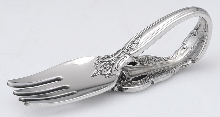 Michelangelo (Stainless) Baby Fork with Curved Handle HC by Oneida Silver-1