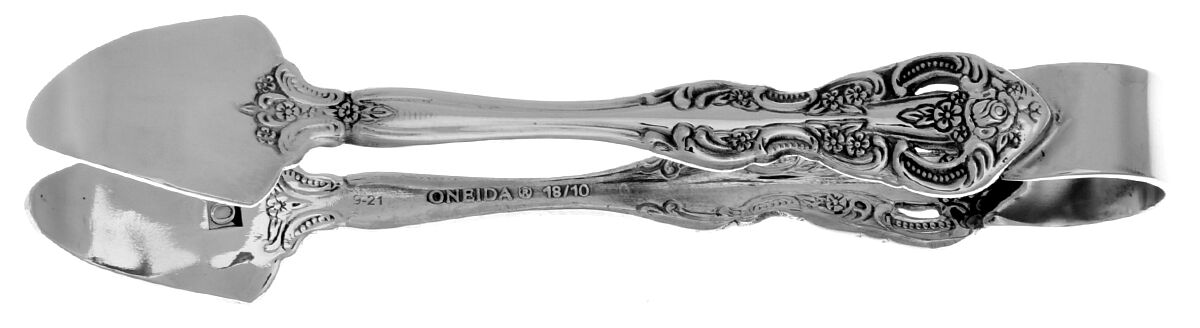 Michelangelo (Stainless) Sugar Tongs Solid HC by Oneida Silver-1