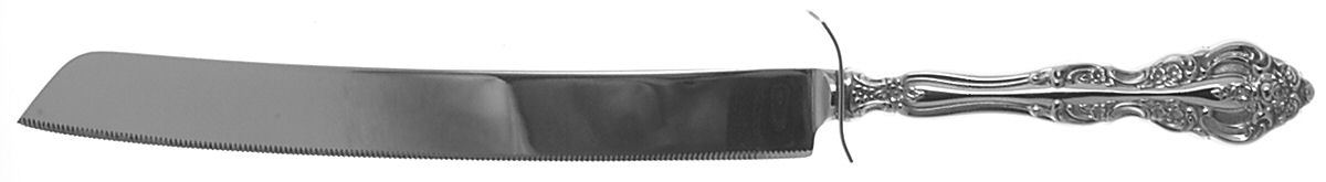 Michelangelo (Stainless) Wedding Cake Knife with Stainless Blade by Oneida Silver-1