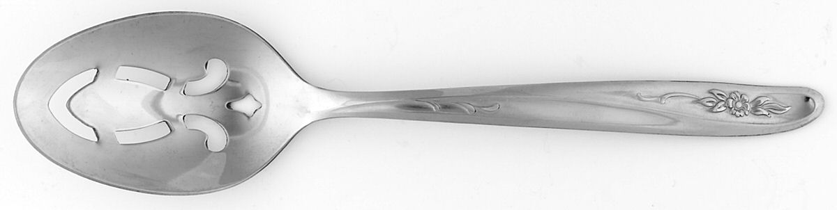 Midsummer (Stainless) Pierced Tablespoon (Serving Spoon) by Oneida Silver-1
