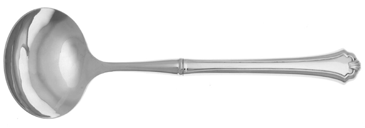 Midtowne (Stainless) Gravy Ladle with No Spout Stainless Bowl HC by Oneida Silver-1