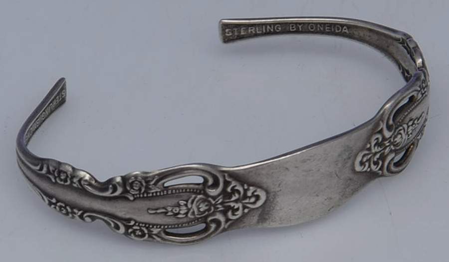 Sterling Hollowware Cuff Bracelet by Oneida Silver-1