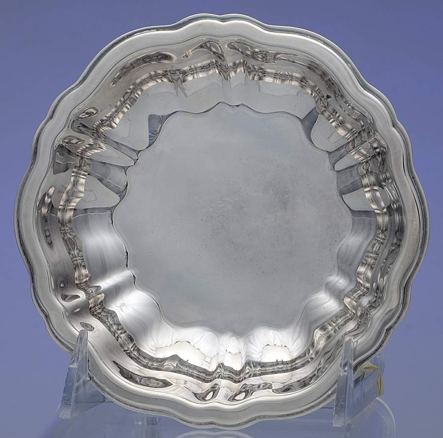 Silverplate Hollowware Small Silverplate Bon Bon Bowl by Oneida Silver-1