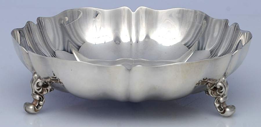 Silverplate Hollowware Plated Footed Bon Bon Bowl by Oneida Silver-1