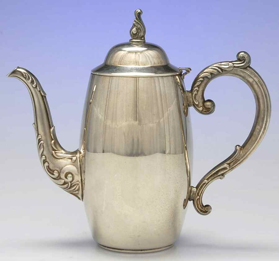 Silverplate Hollowware Silverplate Mini Coffee Pot by Oneida Silver-1