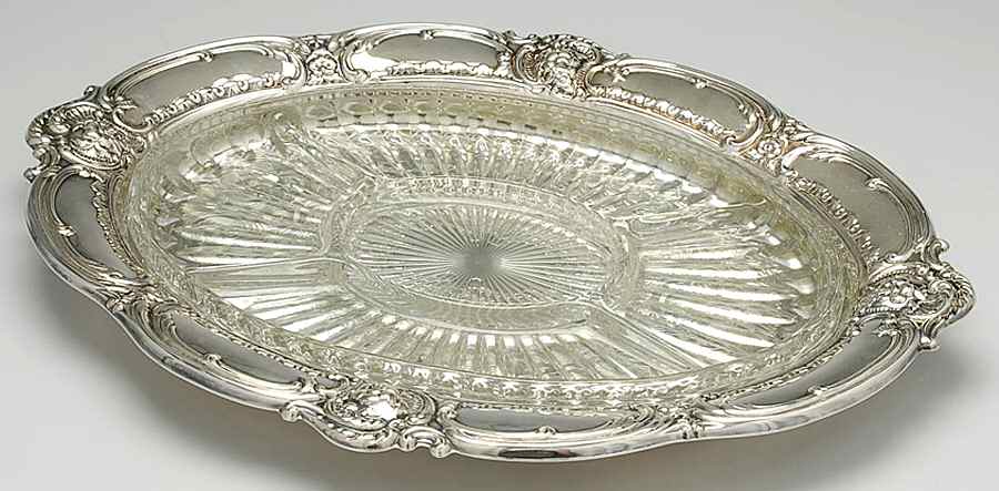 Silverplate Hollowware 5 Part Relish by Oneida Silver-1