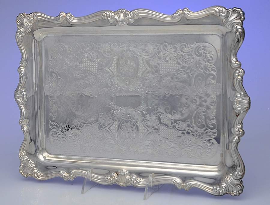 Silverplate Hollowware 14" All Purpose Rectangular Dish by Oneida Silver-1
