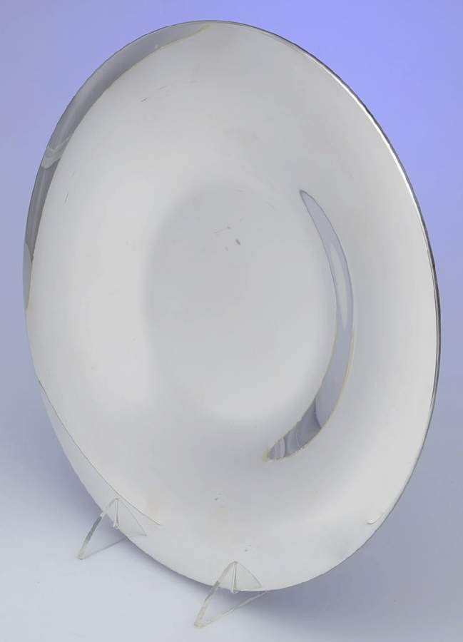 Silverplate Hollowware 12" Sandwich Plate by Oneida Silver-1