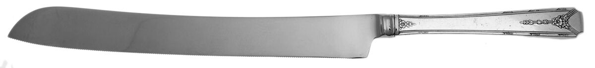 Milady (Silverplate, 1940) Wedding Cake Knife with Stainless Blade HC by Oneida Silver-1