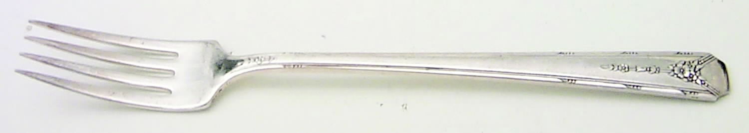 Milady (Silverplate, 1940) Grille Fork (Viande) by Oneida Silver-1