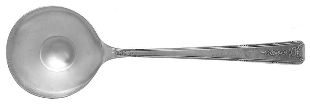 Milady (Silverplate, 1940) Round Bowl Soup Spoon (Bouillon) by Oneida Silver-1