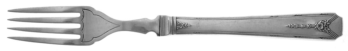 Milady (Silverplate, 1940) Individual Hollow Fish Fork w/Silverplate Tines by Oneida Silver-1