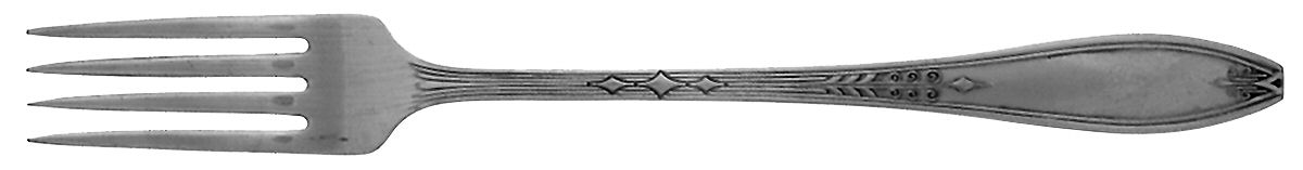 Milady (Silverplate, 1932) Grille Fork (Viande) by Oneida Silver-1