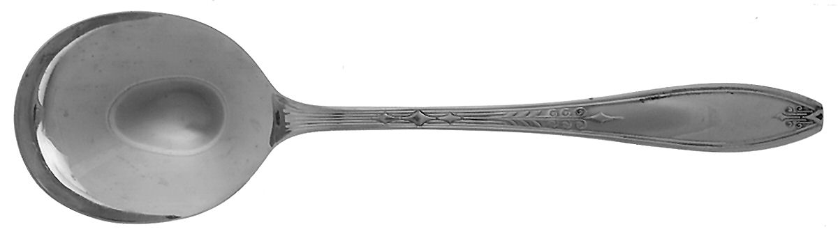 Milady (Silverplate, 1932) Round Bowl Soup Spoon (Gumbo) by Oneida Silver-1