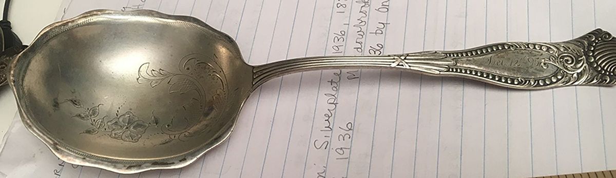 Milano (Silverplate) Solid Smooth Casserole Spoon by Oneida Silver-1