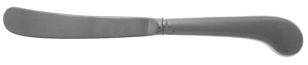 Minute Man-Colonial Boston-Satin (Stainless) Modern Hollow Pistol Knife by Oneida Silver-1