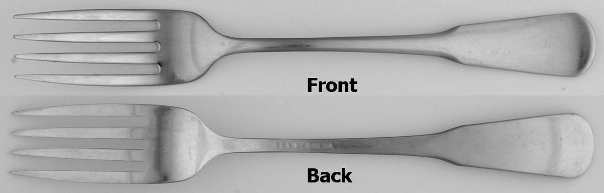 Minute Man-Colonial Boston-Satin (Stainless) Fork by Oneida Silver-1